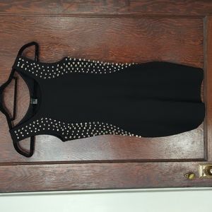 Black studded dress